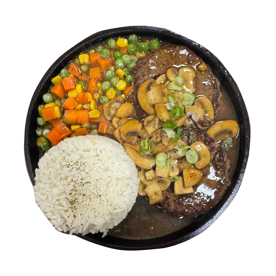 Sizzling Burger Steak