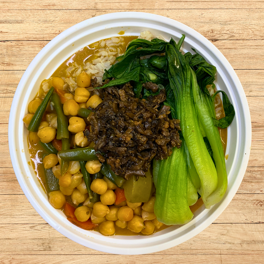 Filipino Peanut Stew w/ Mushroom “Bagoong” (Kare-Kare)