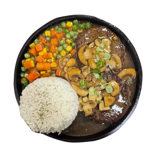 Sizzling Burger Steak