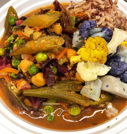 Cajun Okra, Squash and Rice Gumbo